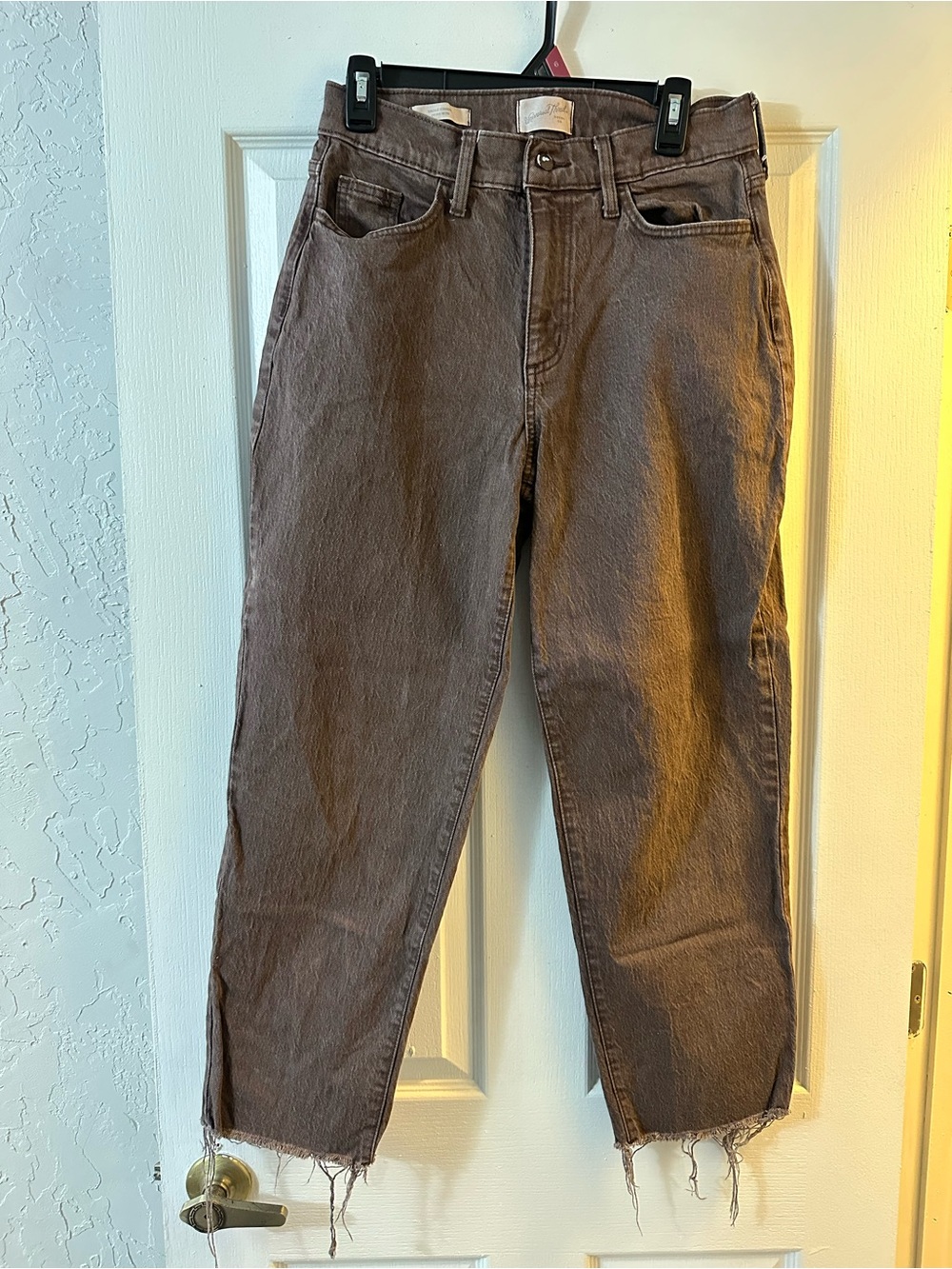 Universal Thread Women's Brown Straight Leg Jeans